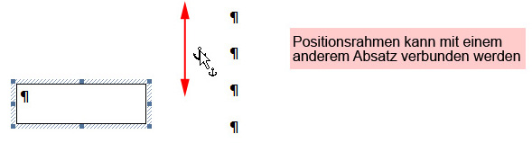 Anker des Positionsrahmens verschieben