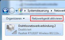 WLAN-Adapter aktivieren