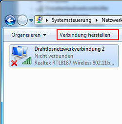 WLAN-Verbindung herstellen